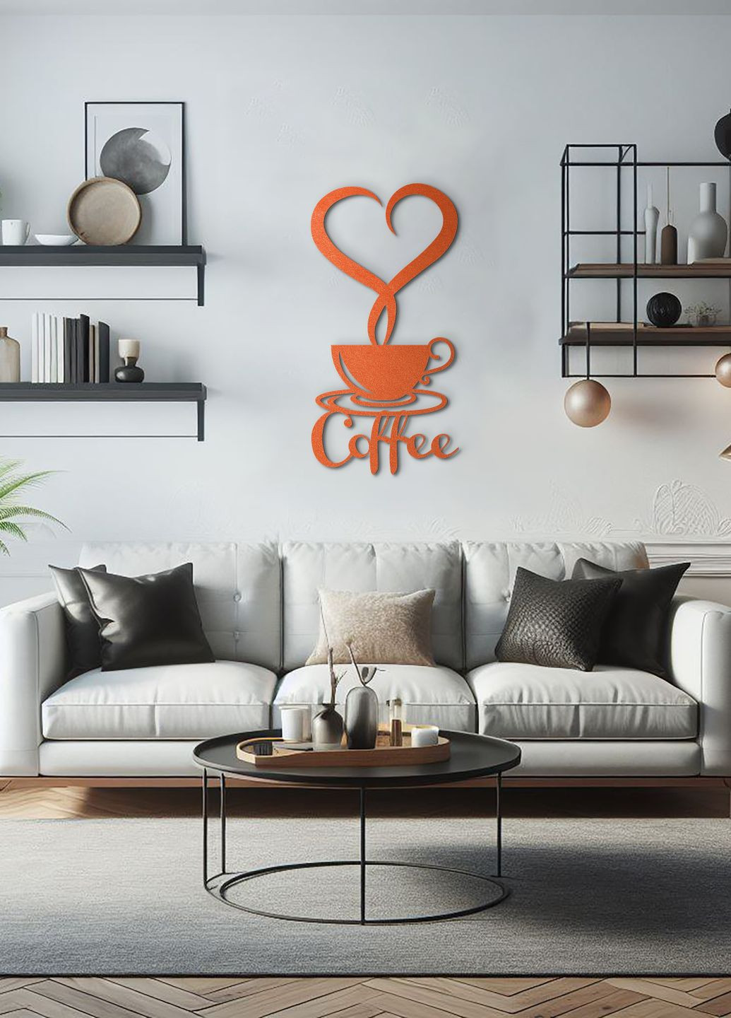 Деревянная картина на кухню, декоративное панно из дерева "Львовский кофе", минималистичный стиль 40х20 см Woodyard (291842175)