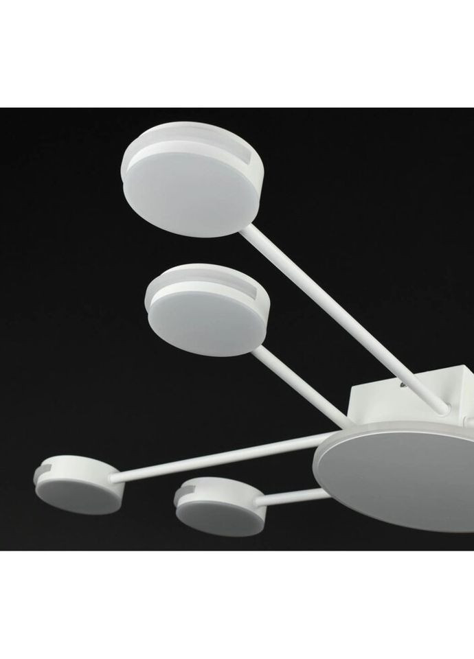 Люстра светодиодная потолочная LED светильник для квартиры на потолок лэд 27565 Белый 10х100х100 см. Sunnysky (335975723)