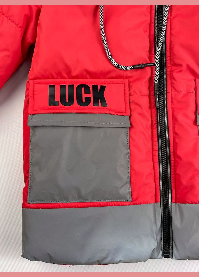 Червона демісезонна куртка демісезонна для хлопчика Tair Kids