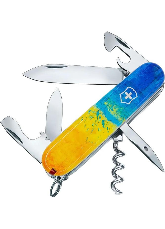 Ніж Spartan Ukraine 1.3603.7_T3100p. Жовтосиній малюнок Victorinox (316434540)