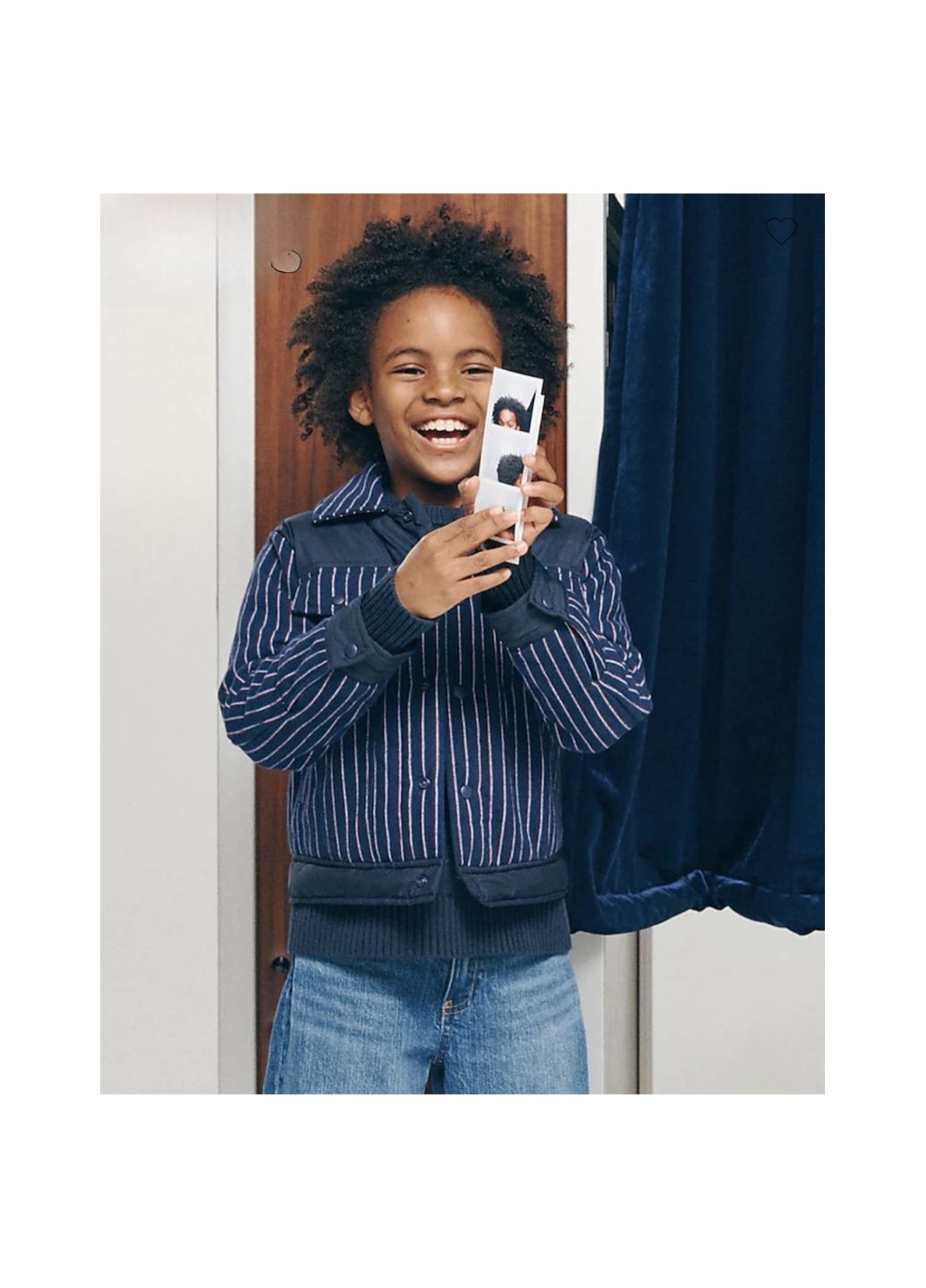 Темно-синяя демисезонная куртка Crewcuts