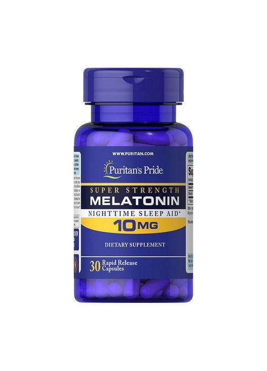 Мелатонін Melatonin 10 mg 30 капс Puritans Pride (351863810)