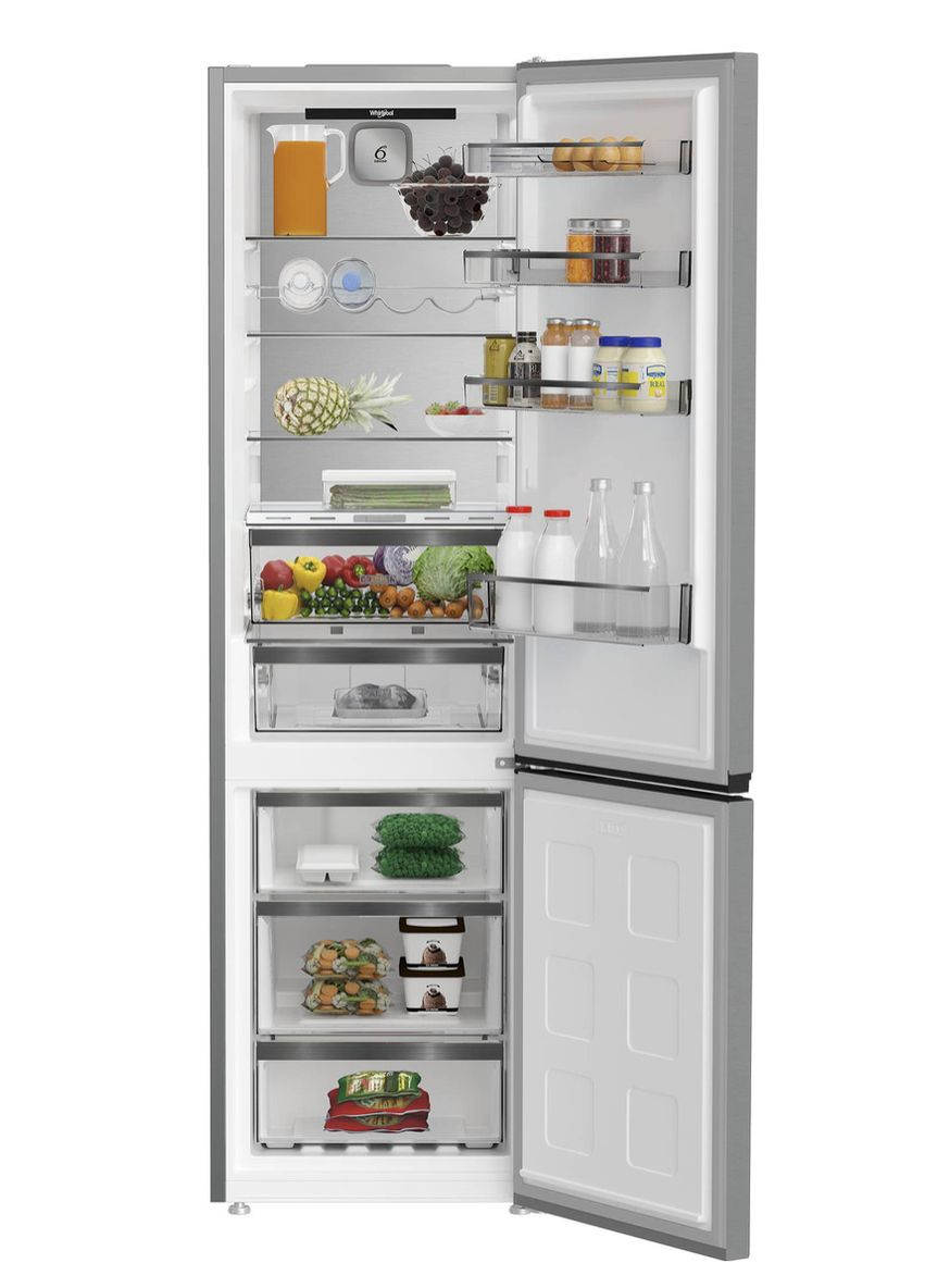 Холодильник WHK 26403 XP6U (2 м, дисплей, нерж. No Frost) WHIRLPOOL