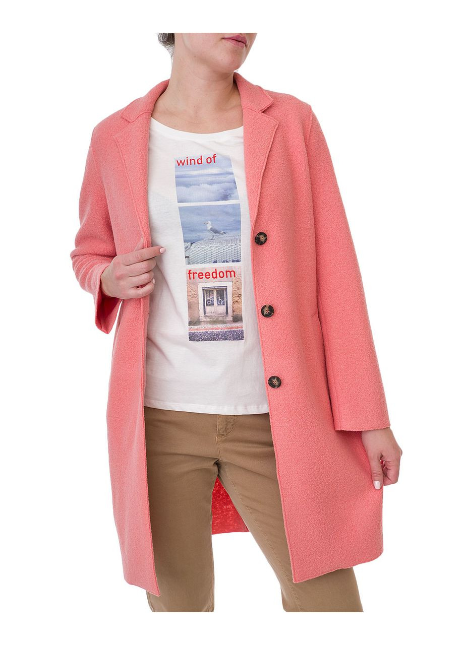 Помаранчеве Пальто жіноче Oui