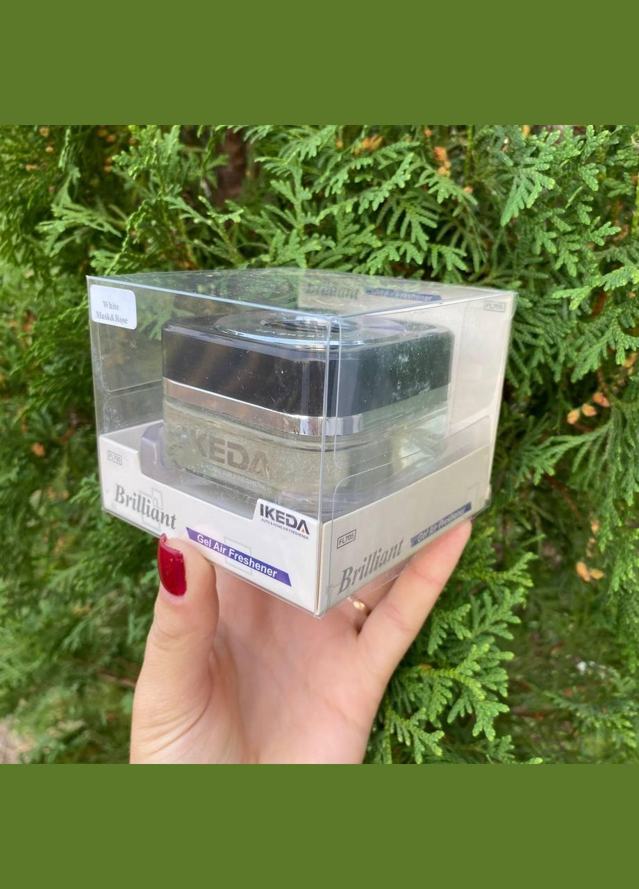 Ароматизатор для дома и авто IKEDA Brilliant White Musk Освежитель воздуха 60мл Rose (368887446)