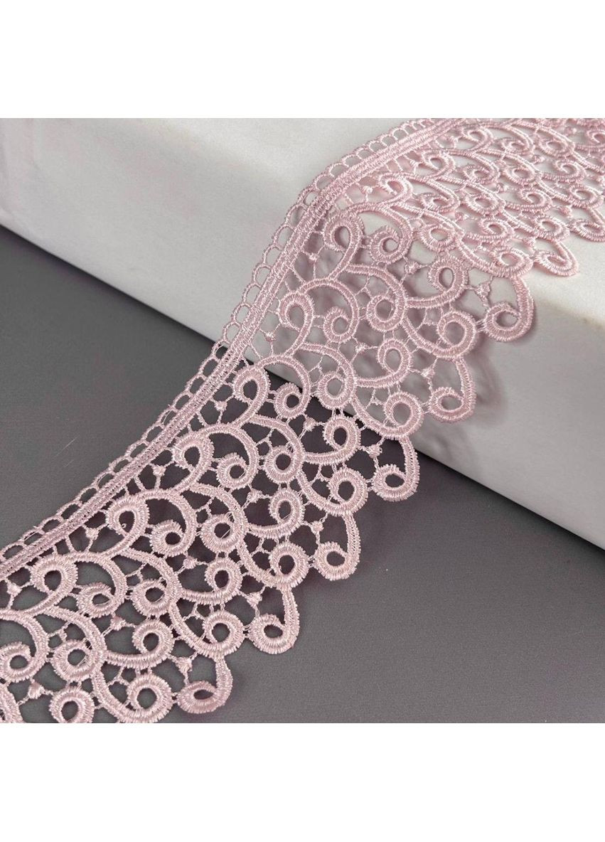 (1 метр) Кружево макраме 7,5 см "Сандра" - Розовый Plus-plus (352746876)