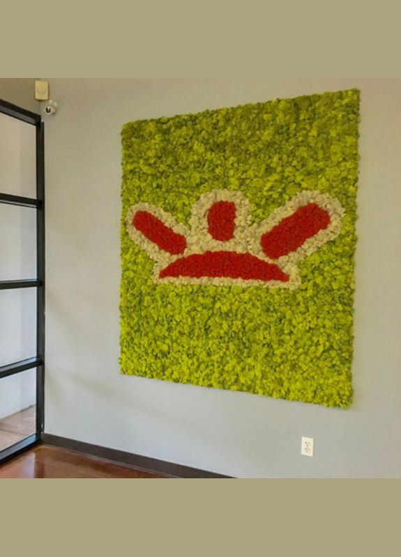 Очищенный стабилизированный мох ягель Красный 3 кг Nordic moss (278652078)