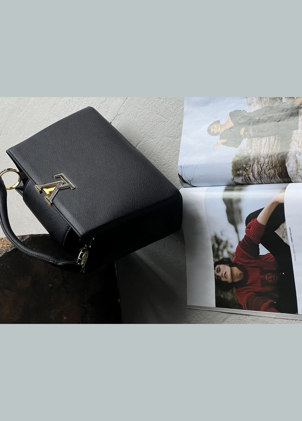 ЛУЇ ВІТОН CAPUCINES жіноча сумочка (чорний колір) No Brand (322505912)