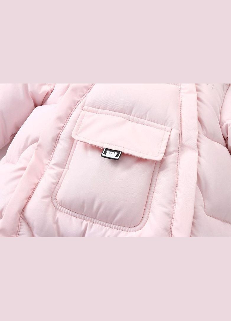 Дитячий суцільний комбінезон для новонароджених арт 7279 Рожевий No Brand (305910281)