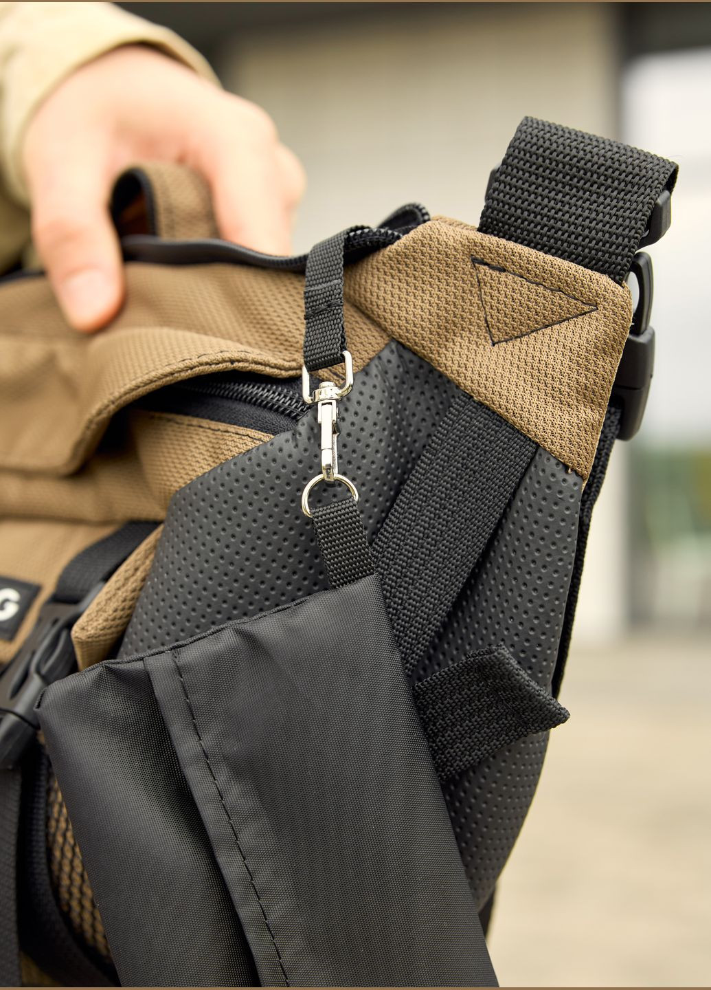 Мужская поясная сумка бананка для планшета Sambag (323459310)