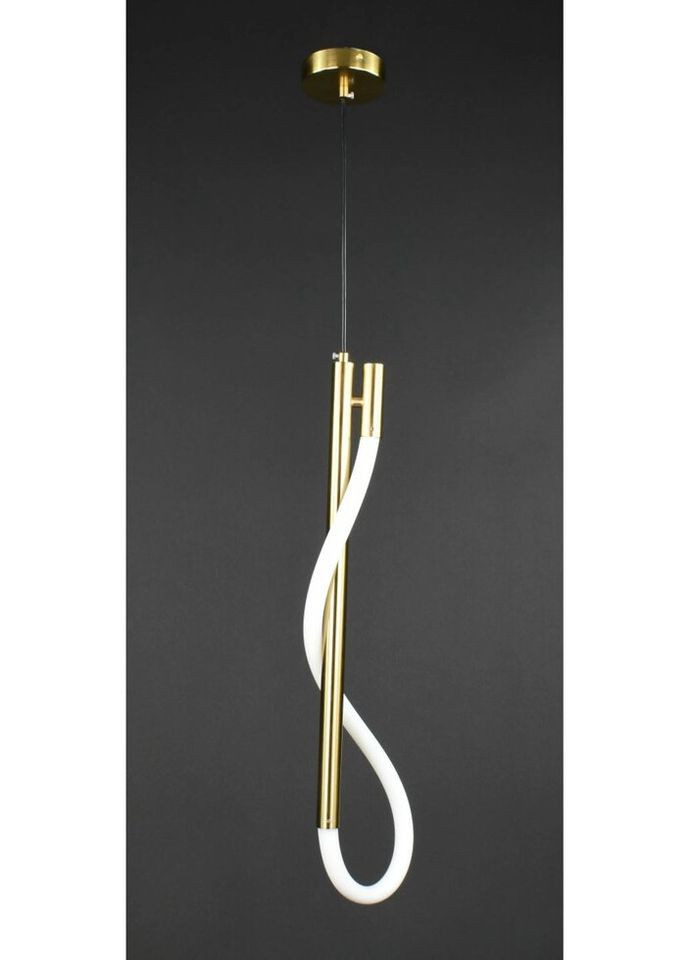 Люстра світлодіодна підвісна LED світильник для квартири на стелю ледве 27639 Латунь 65-180х14х10 см. Sunnysky (324396100)