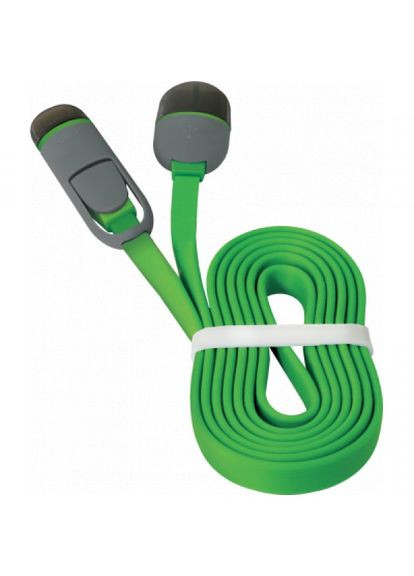 Дата кабель USB1003BP USB - Micro USB/Lightning, green, 1m (87489) Defender usb10-03bp usb - micro usb/lightning, green, 1m (268145695)