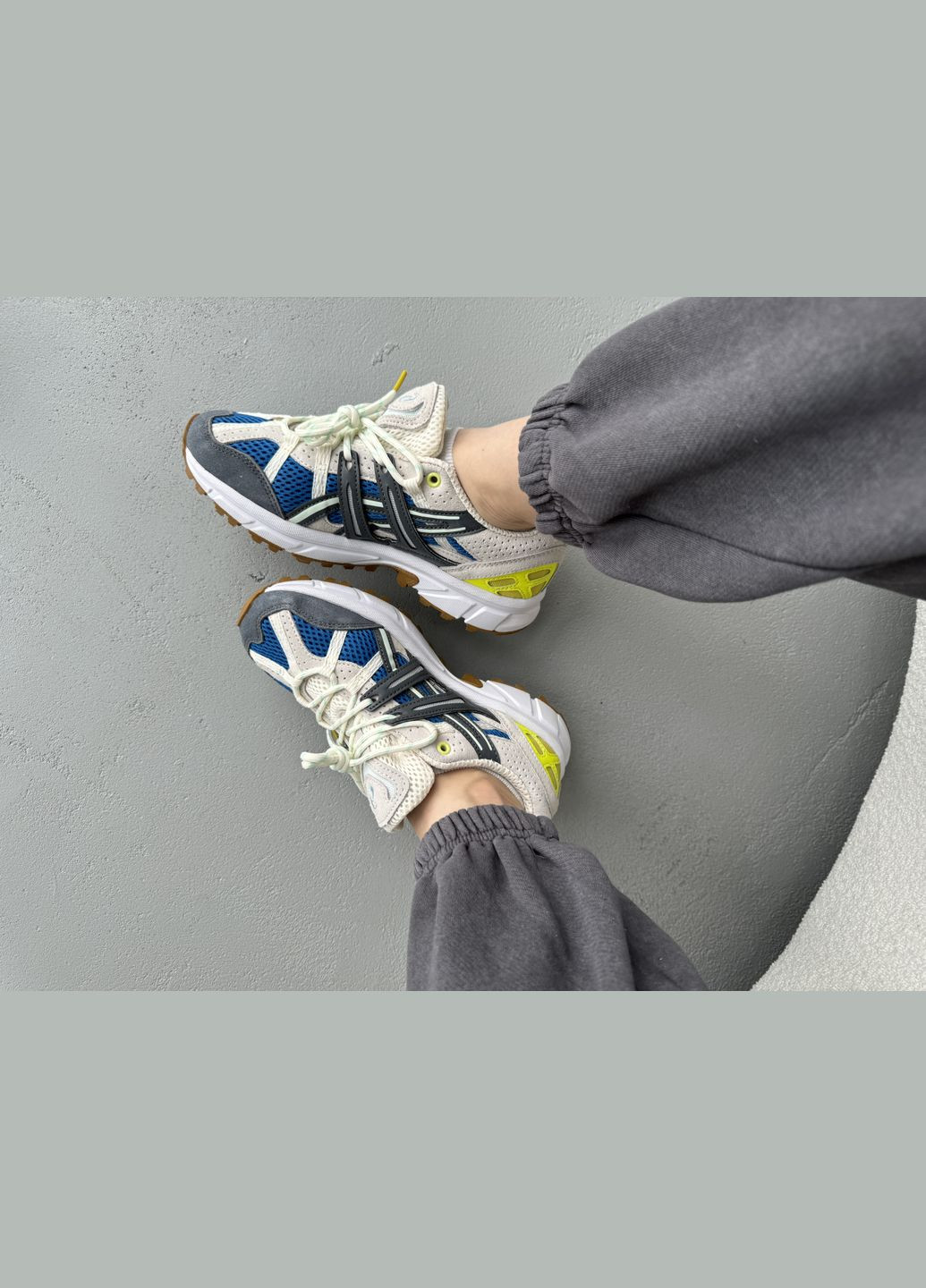 Кросівки жіночі Asics Gel-Sonoma 15-50 beige blue yellow | Асікс Гель-Сонома 15-50 бежеві сині жовті No Brand бежеві демісезони (316507787)