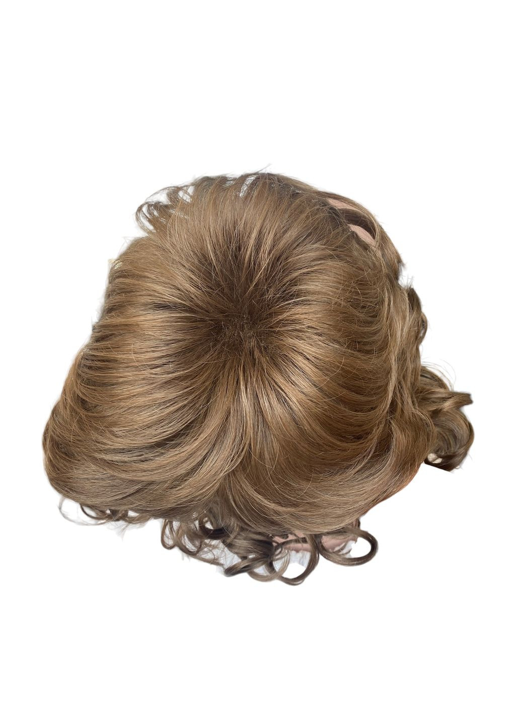 Парик русый светло-коричневый мелирование короткий короткая стрижка женский для женщин для ежедневной носки No Brand 3537 (296211870)