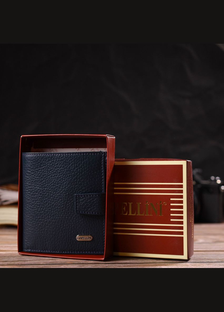 Модный мужской бумажник из натуральной зернистой кожи 21746 Canpellini (298569649)
