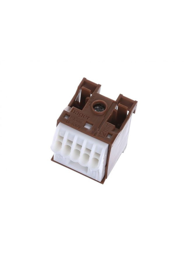 Блок фазных клемм KN06P (1x16 мм2 + 5x4 мм2, 30 мм) самозажимной (10523) Hager (295040018)
