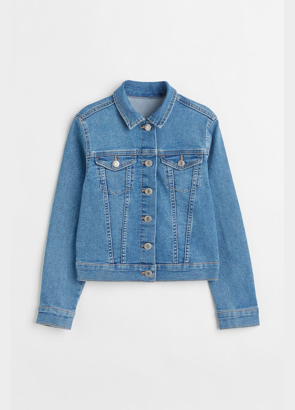 Светло-синяя демисезонная куртка джинсовая H&M