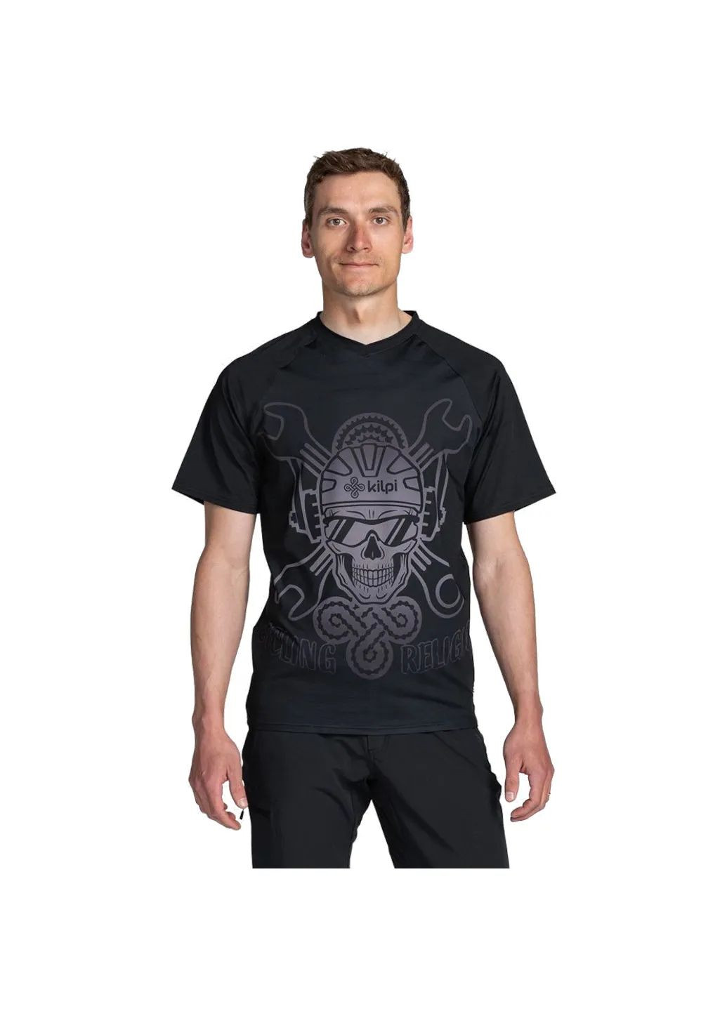 Чорна велофутболка remido-m Kilpi