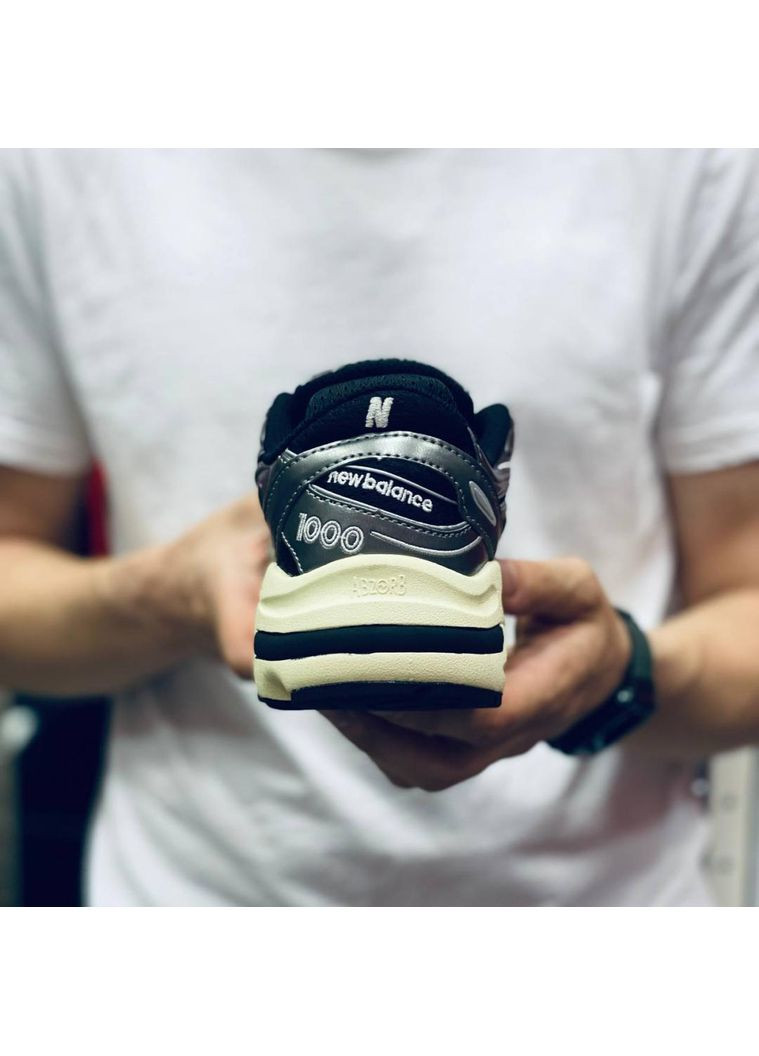 Бежевые демисезонные кроссовки мужские new balance 1000 silver metallic нью беланс 1000 No Brand