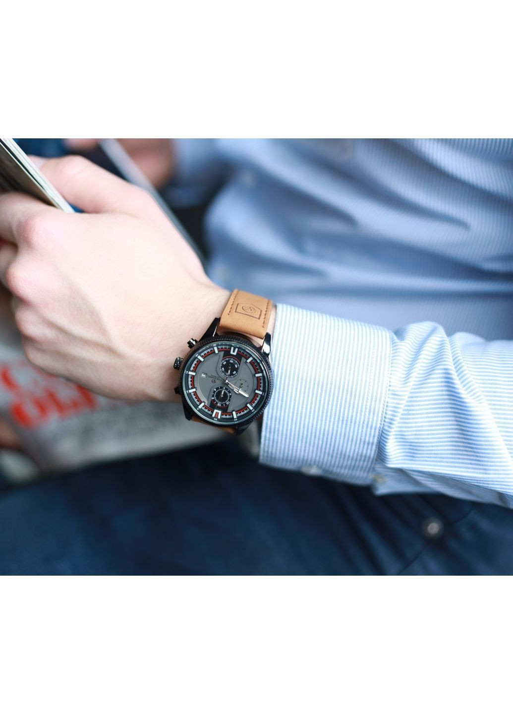 Наручные часы мужские Tennesy Черный (2609) Forsining (363318764)