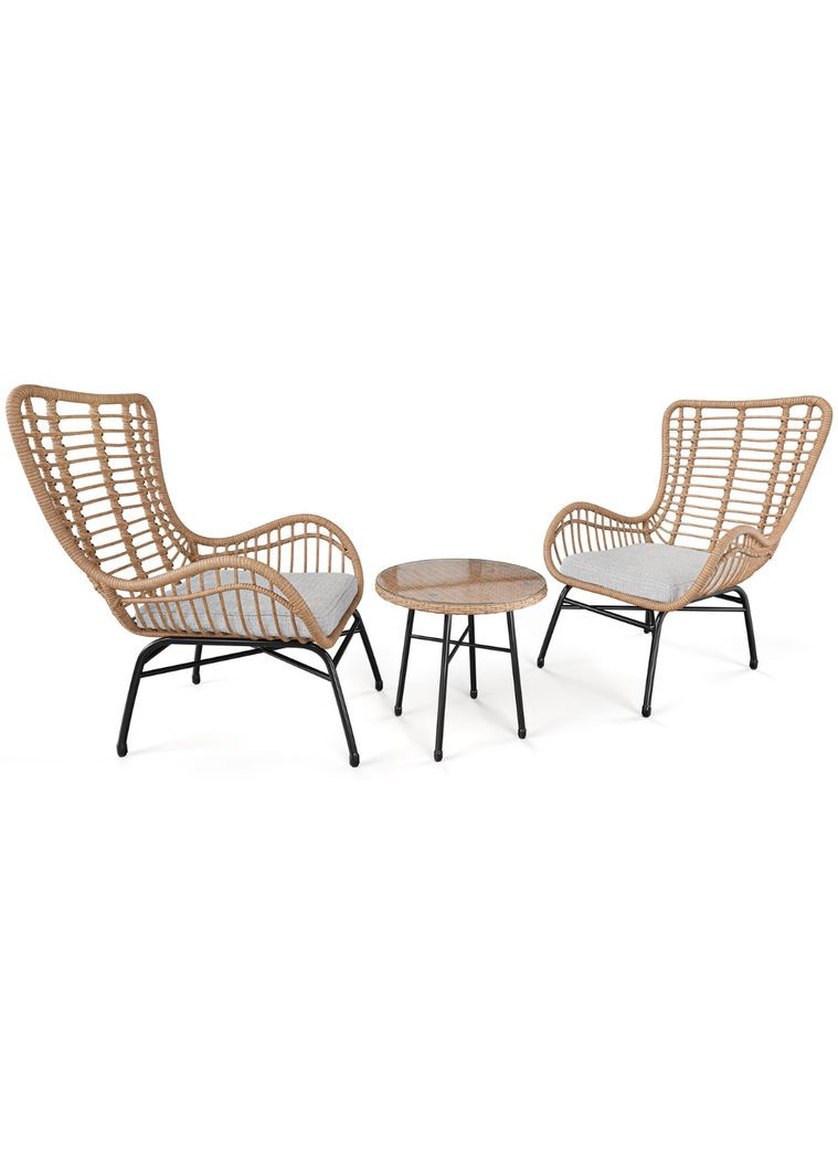 Набір садових меблів Sorrento бежевий/світло-сірий Di Volio (303126547)