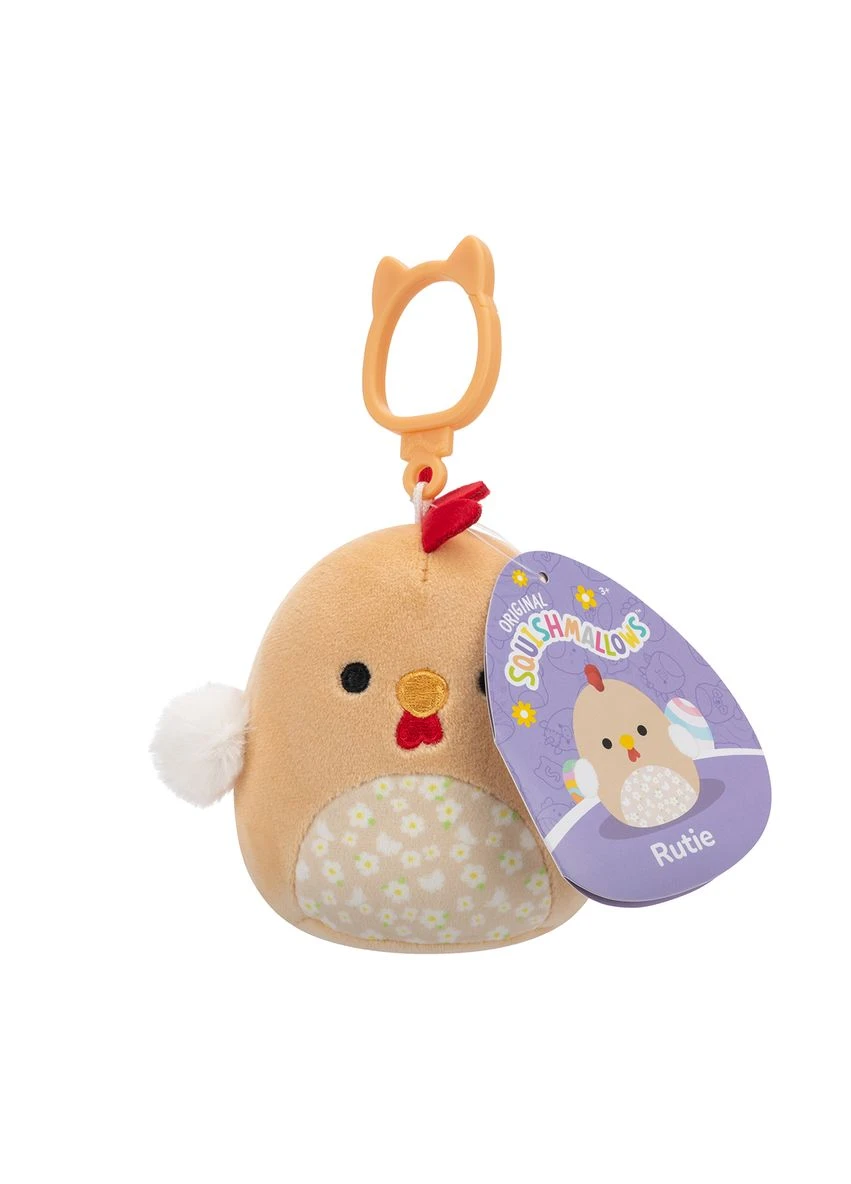 Мягкая игрушка на клипсе Squishmallows – Петушок Рути (Rooster Rutie) Kellytoy (394245509)