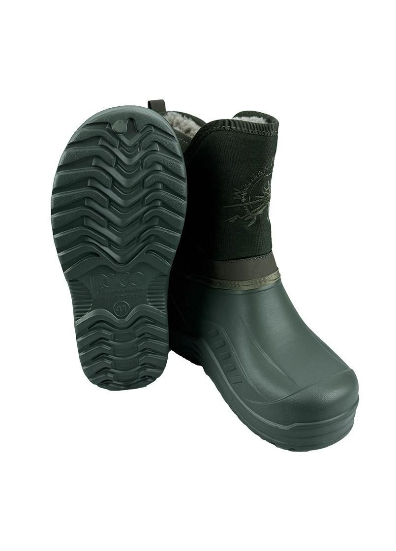 Зеленые пенновые сапоги мужские зимние зеленые 1036-2 Dago