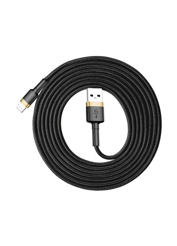 Дата кабель (m481381) Baseus USB 2.0 AM to Lightning 2.0m 1.5A gold-black (367069958)