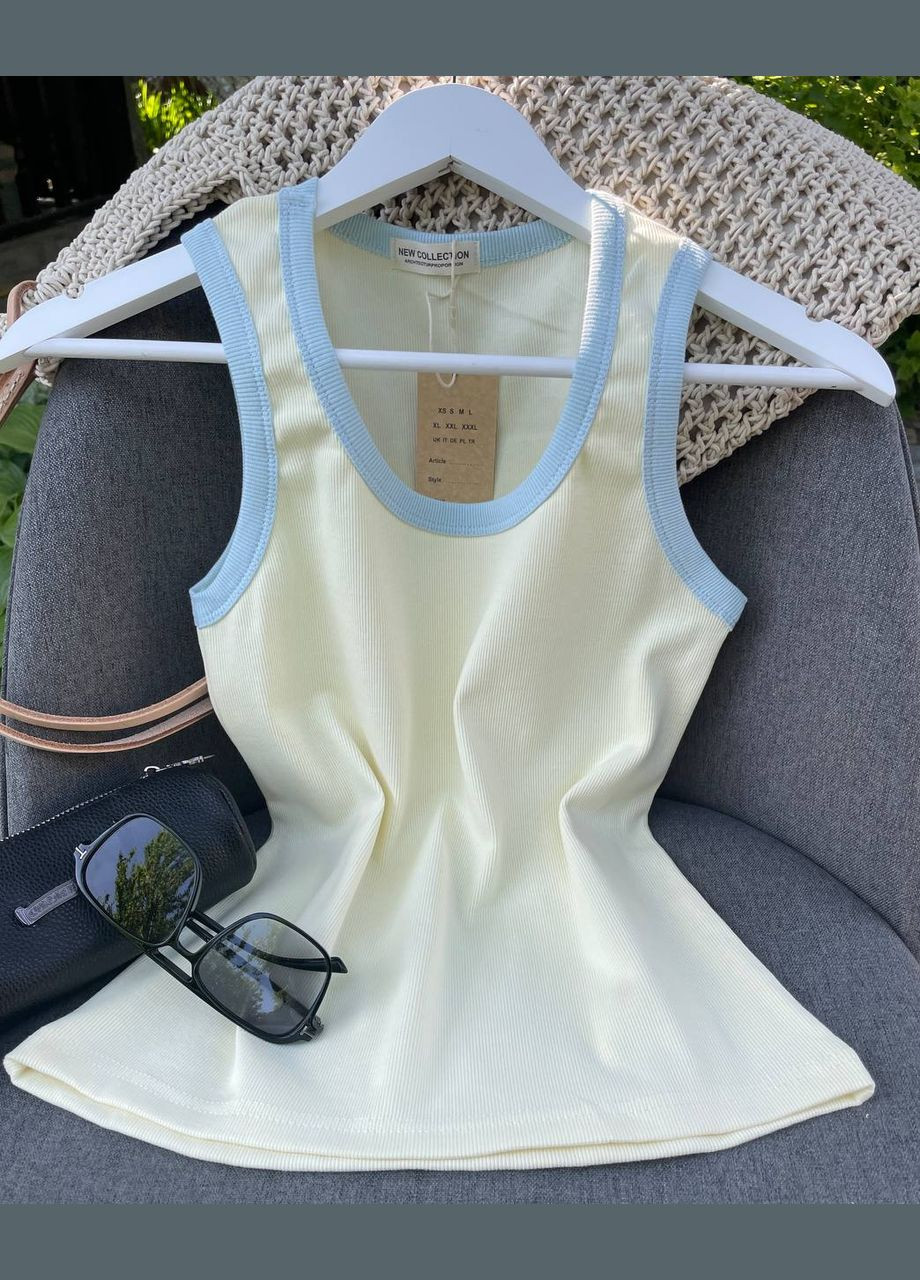 Женская майка в рубчик. MonCher — 335813658