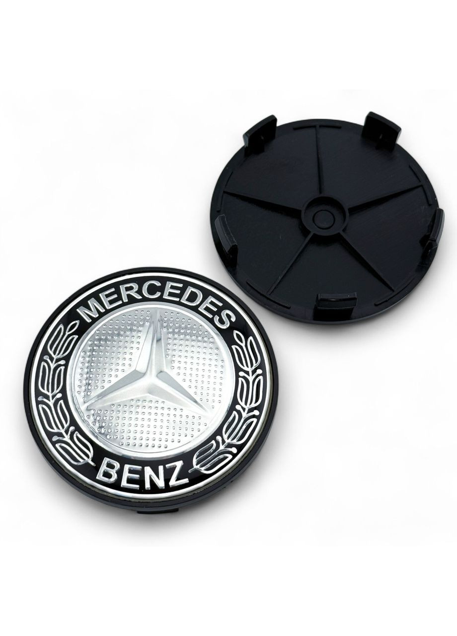Ковпачки в диски Мерседес заглушка для дисків Mercedes 68/65 мм. Срібні (4 шт.) Mercedes-Benz (354698333)