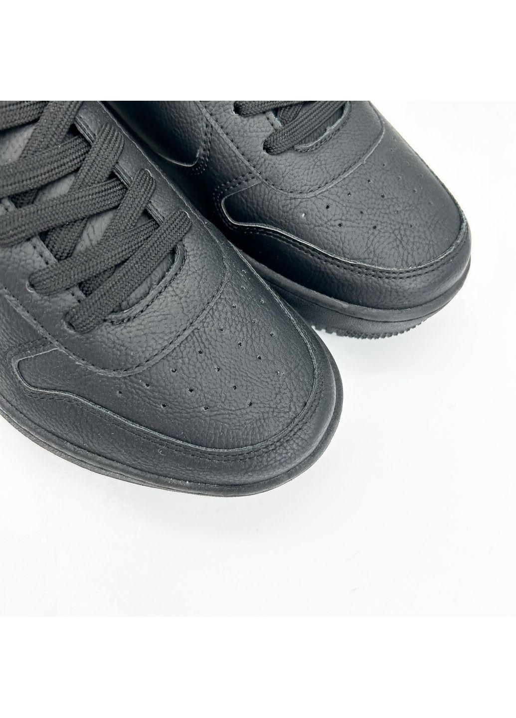 Чорні кеди (р) екошкіра 0-2-2-2400020-paliot-oc No Brand