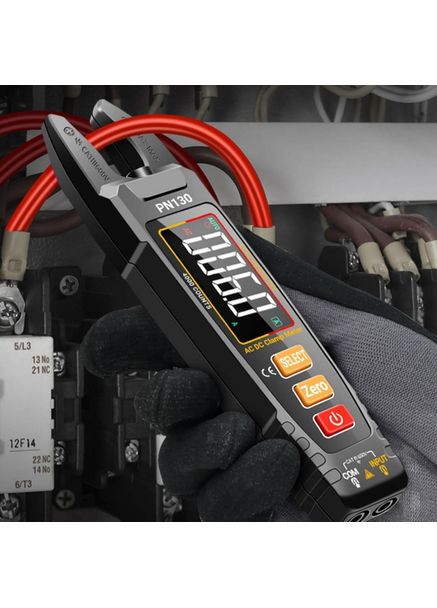 Токоизмерительные клещи PN130 аккумуляторный мультиметр - тестер тока/напряжения/сопротивления + комплект щупов, черный (97426382) Aneng (364275634)