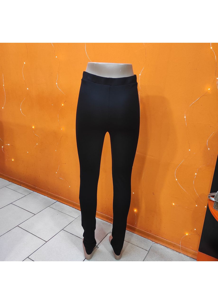 Лосины женские леггинсы высокая посадка 48 черные No Brand (366547563)