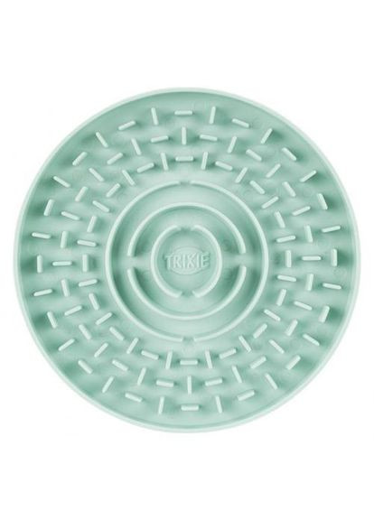 Миска Junior для повільного годування цуценят, блакитна, пластик, d 21 см (*) Trixie (322592437)