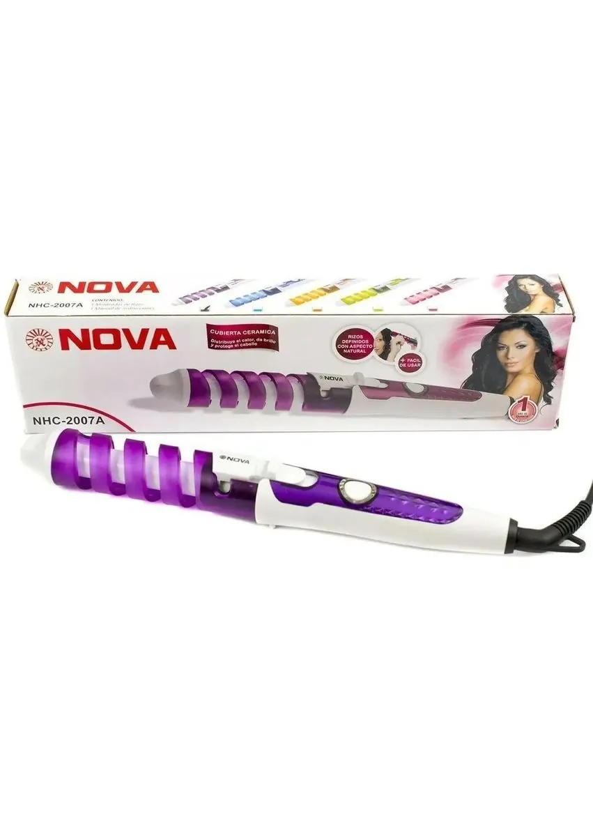 Утюжок для волосся (плойка) NOVA 2007 Спіральна плойка F&D (393960496)