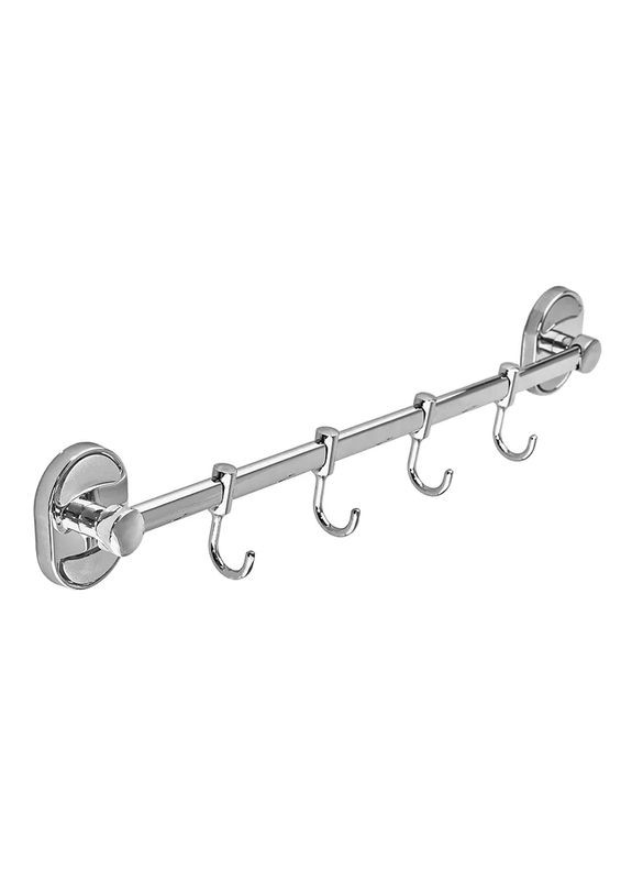 Вішалка для рушників у ванну з 4-ма рухомими гачками AFB-0115-4 (ZX5052) Zerix (322002965)