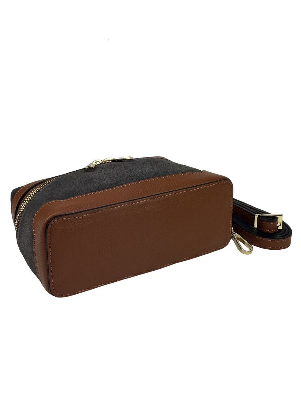 Сумка кроссбоди маленькая вместительная женская из натуральной замши. RoyalBag F-IT-98885 (331532789)