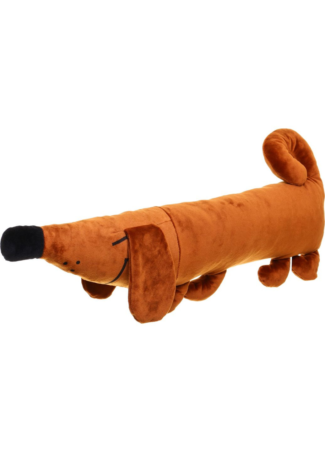 Игрушка Подушка "Собака Шоколад" длинная Анна (291457003)