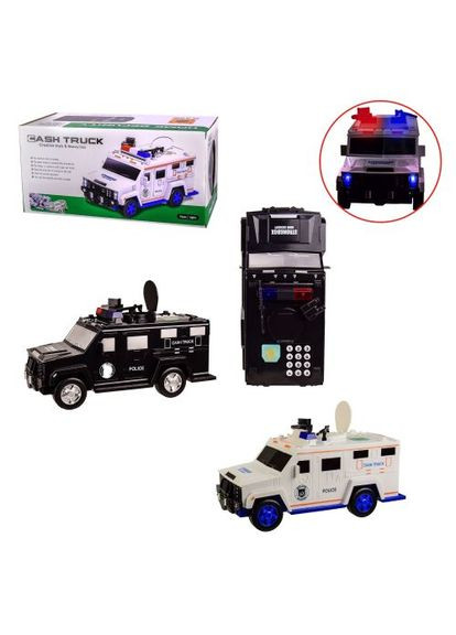 Копилка-сейф "Полицейская машина" Белый No Brand (306713555)