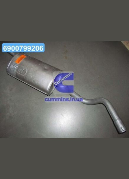 Глушитель задн. RENAULT KANGOO (пр-во) 21.260 Polmostrow (368134310)