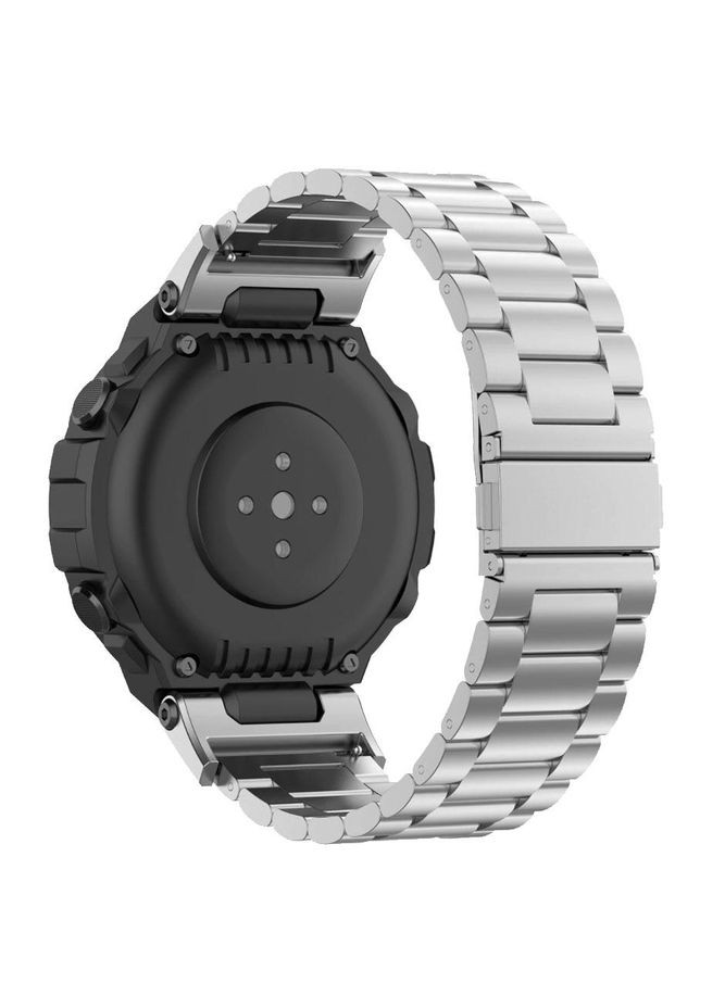 Металлический ремешок для смарт-часов Xiaomi Amazfit T-Rex (A1918) - Silver Primolux (266914431)
