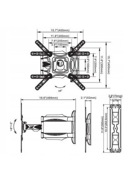 Кріплення для телевізора 32-55" BH 15552 Bass Polska (389574493)