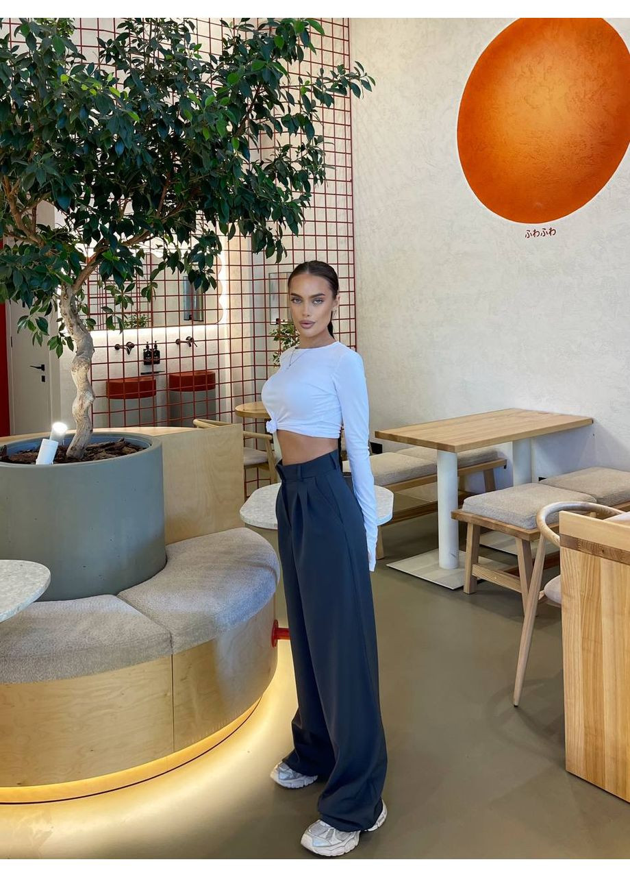 Брюки палаццо из премиальной костюмной ткани LUX (замеры в описании) DK/DL Мода без кордонів (364088217)