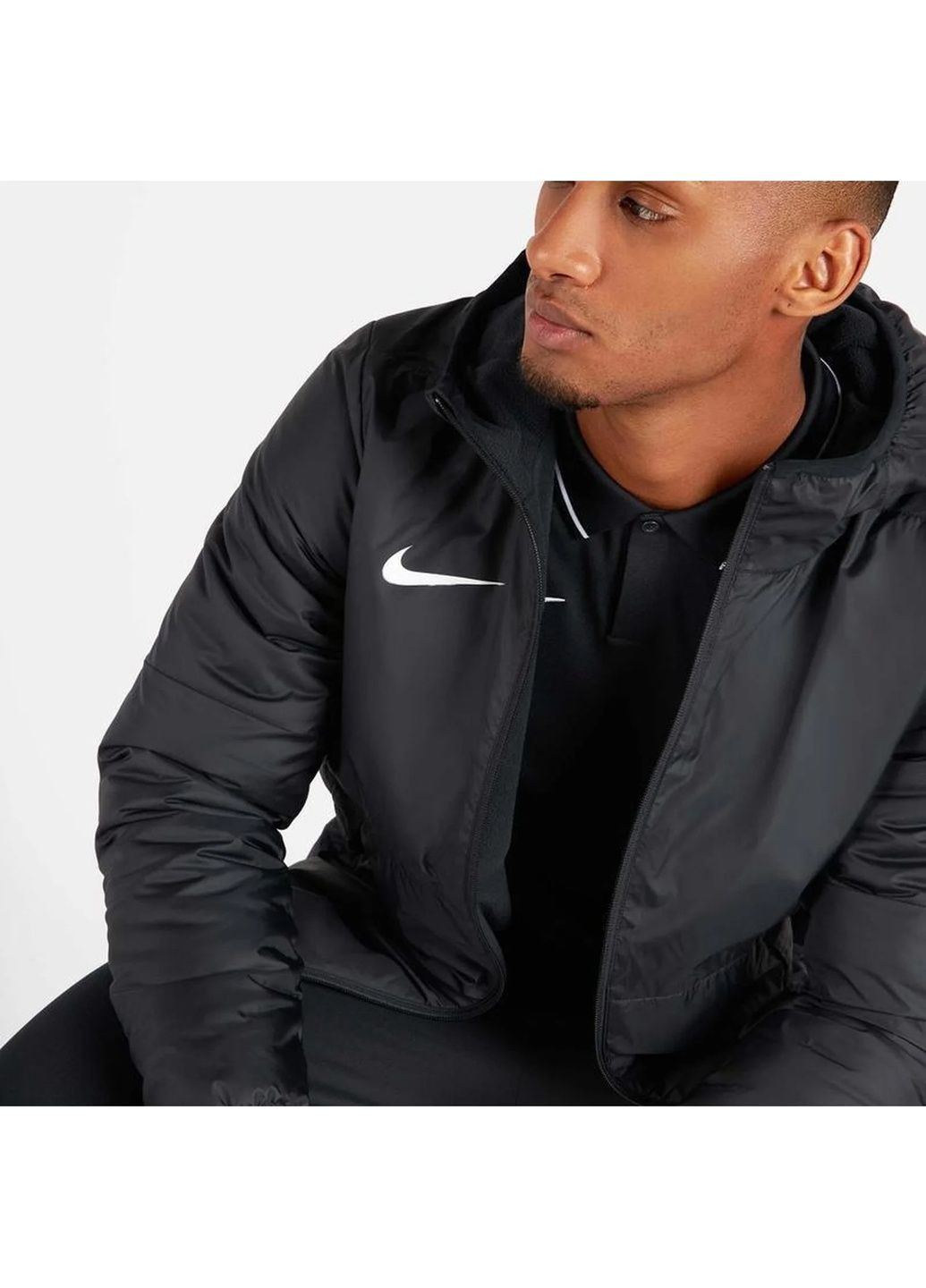 Чорна вітровка чоловіча fall jacket park 20 cw6157-010 Nike
