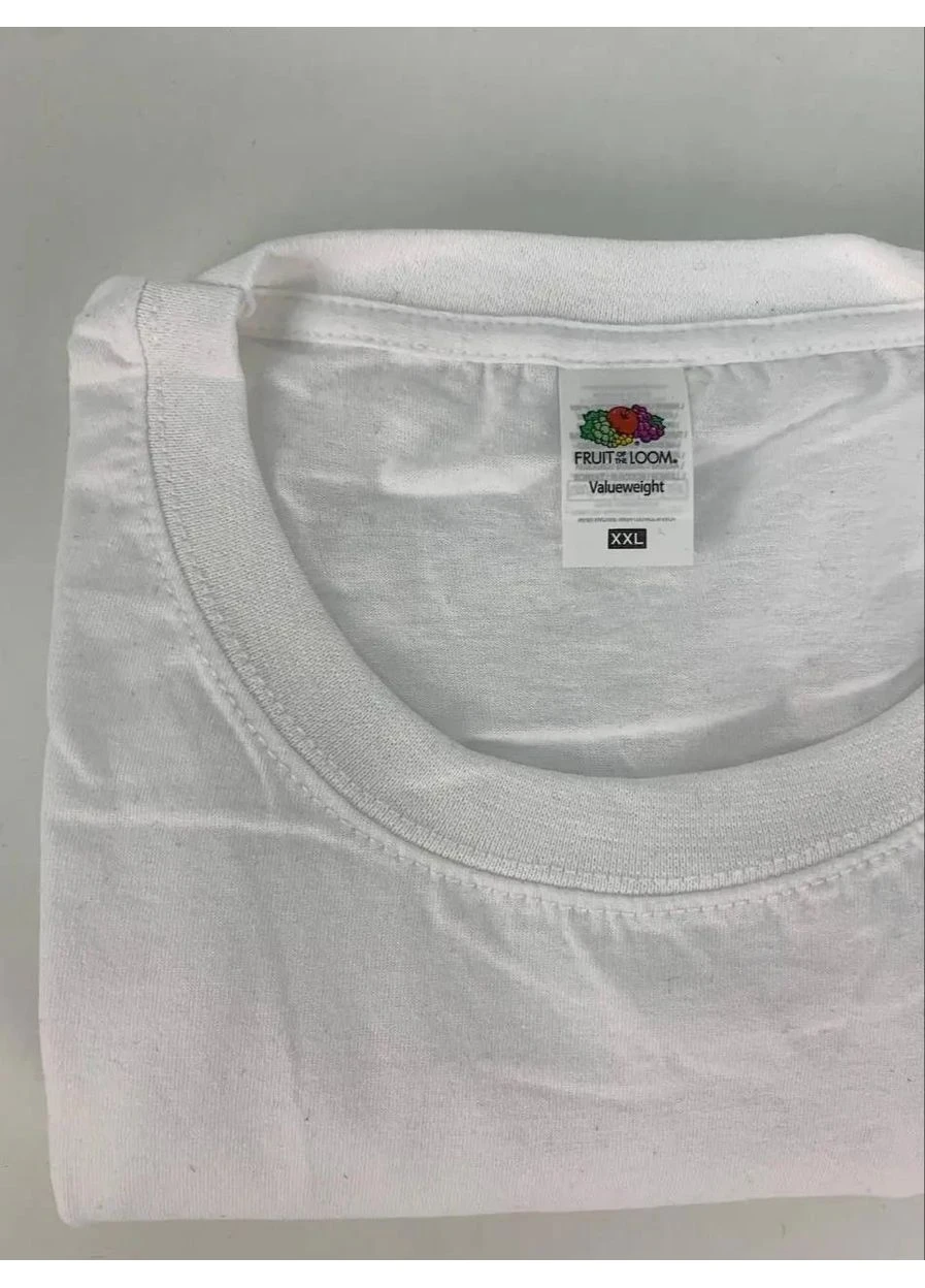 Белая мужская футболка без принта baza v1 white No Brand