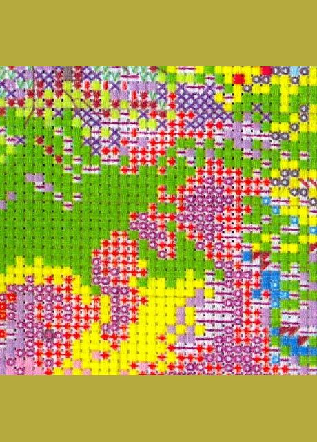 Набор для вышивания по нанесённой на канву схеме "House in the Hills". AIDA 14CT printed 40*40 см Joy Sunday (313613645)