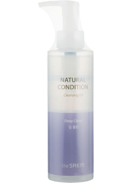 Глибокоочищувальна гідрофільна олія Natural Condition Cleansing Oil Deep clean 180ml (388505-31673) The Saem (368604035)
