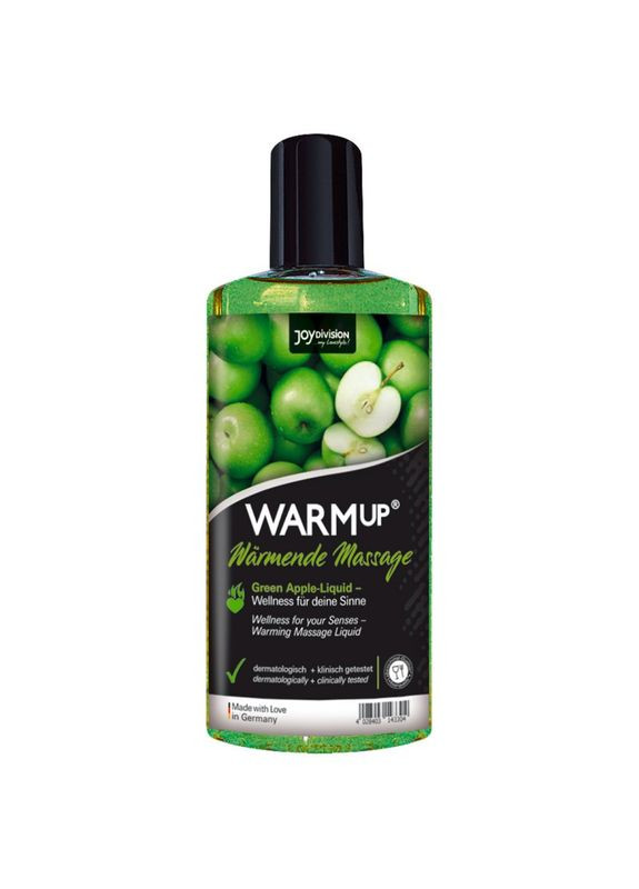 Масажне масло WARMup Зелене яблуко 150 мл CherryLove JoyDivision (282709789)