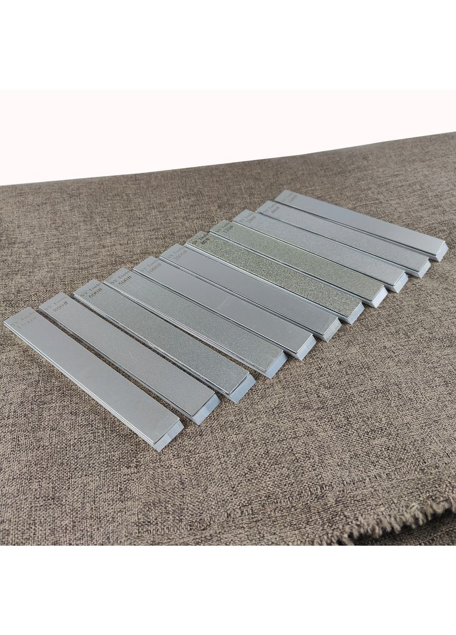 Точильный алмазный камень брусок 200 для точения ножей, основа из алюминиевого сплава, 160*20*6 мм. Sy Tools (370784548)