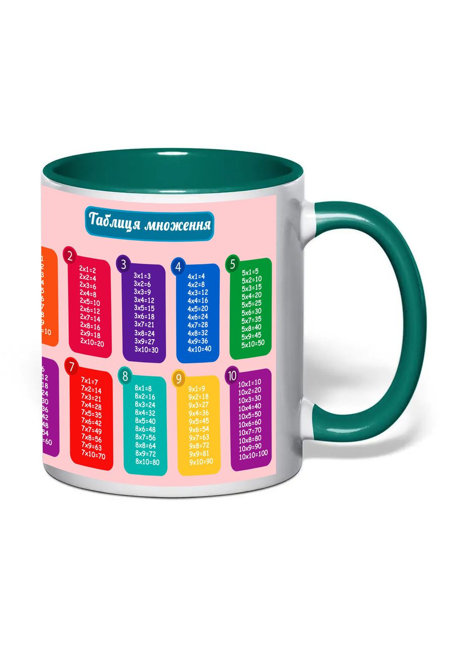 Чашка з друком "Табличка множення" №2 330 мл ( ) (29984) No Brand (358210536)